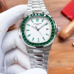 New Style Patek Philippe Replica Nautilus Green Diamond Bezel